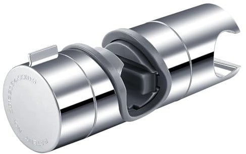 Joyoldelf Duschhalterung, Handbrause Halterung, ABS 16-19 mm Verstellbar Brausehalter Duschhalterung, 360° drehbar, Verchromt (Grau)