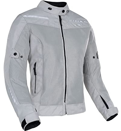 Oxford Arizona 1.0 Air Women's Motorcycle Jacket, Arctic, 10