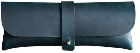 Vintage Stiftrolle, Leder Rollmäppchen, Retro Stifterolle für Studenten, Geschäftsleute, Erwachsene, Künstler (kann 20 Stifte halten), 21x8 cm