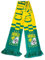 León FC Schal | Fußball-Fan-Schal | Premium-Acryl-Strick, Grün , Large