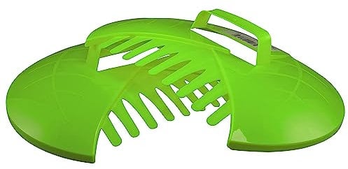 garden leaf grabbers,hand held tidy rake picker,leaf collector/grab (light green)