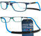INDESMED Gafas de Lectura Magnéticas Ligereza, Estilo Moderno y Filtro de Luz Azul - Ajuste Preciso Patentado para Hombres y Mujeres - Diseño Elegante y Cómodo (Azul, 2.5, Dioptrías)