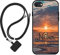 Sunrive Hülle Kompatibel mit iPhone SE 2020/8/7 Case,matt Handyhülle Schutzhülle Etui Karikatur Muster TPU Backcover (Das Meer,Möwen,die Sonne) +1x Universale Handykette MEHRWEG