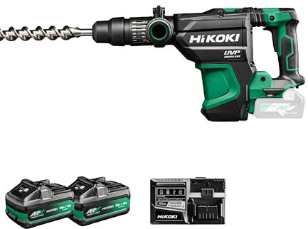 HiKOKI Akku Bohr- und Meißelhammer DH3640DAWAZ, 36 V, SDS-Max, 9,2 J