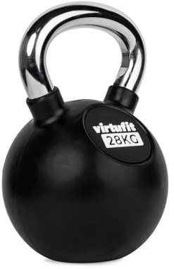 VirtuFit Kettlebell - Gummi - 4 kg bis 32 kg (28 kg)