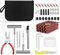 MSSAYA Tyre Repair Kit-Car Tyre Puncture Repair Kit With 30PCS Repair Plugs-Tubeless Tyre Repair Kit for Car, Motorcycle, Truck, Van, ATV, Tractor (Black)
