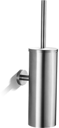 FVITA Toilet Brush Wall Mount Toilet Brush with Holder for Bathroom Stainless Steel Brushed Nickel