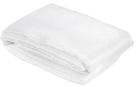 QUARKZMAN Tissu Fibre Verre 7 Oz/200G 300cm(3,27 Yards) X 1M X 0,18mm Tissage Sergé Verre E 32,29 Pieds Carrés pour la Réparation Bateaux, Avions Rc, Planches Surf, Piscines, Etc,