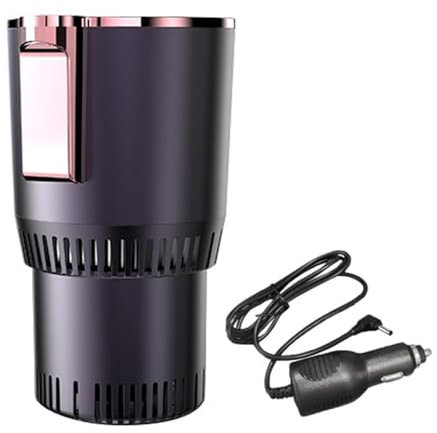 Idezek Portavasos para Coche, Enfriador de Tazas para Coche - Enfriador de portabotellas de Agua 2 en 1 para automóviles,Soporte para Botellas de Agua, Soporte para Bebidas en el Coche, expansor de