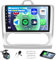 【2+64G】Android 13 Radio para Ford Focus Exi MT 2 3 Mk2/Mk3 2004-2011 con Carplay Android Auto, Radio de pantalla táctil de 9 con MirrorLink/Radio de red BT/FM GPS/WiFi,DSP/EQ/HiFi/SWC+Cámara trasera