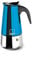 IBILI Cafetière express Moca Blue, 4 tasses, 185 ml, acier inoxydable, convient pour induction