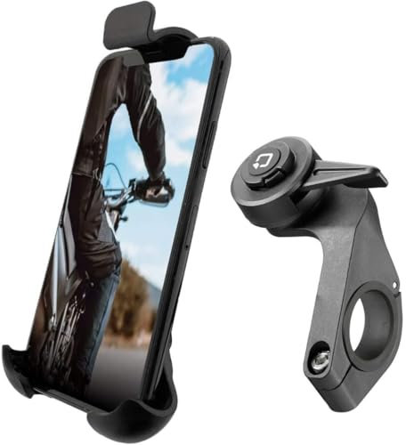 Optiline Telefonhalterung Fahrrad Fatbike E-Bike Lenkerbefestigung mit Schnellverschluss & Action Cam Adapter