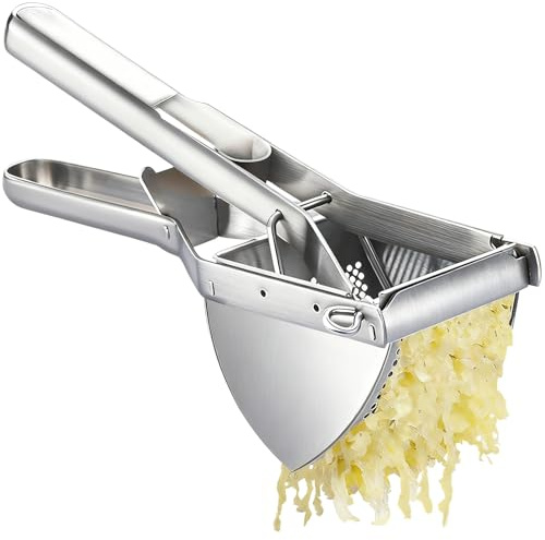 METLUCK Kartoffelpresse, groß, 625 ml, Kartoffelpresse aus Edelstahl, robust für glatte und flauschige Kartoffelpüree