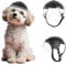 PETLESO Hundehelm mit Hundebrille Langlebiger Hund Motorradhelm UV-Schutz Klar Hundesonnenbrille für kleine Hunde, Welpe