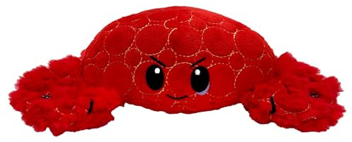 Coachi Bite Force Deep Sea Tough Plush Toy for Dogs | Crab | Built with Kevlar, Multi-Layered with Reinforced Seams, Dog Toy with Squeaker for Interactive Play. Ideal for Strong Chewers