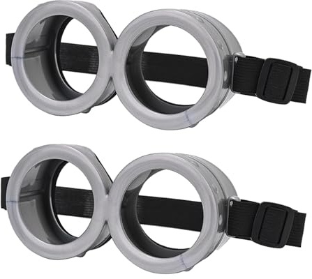 Carnavalife Gelbes Kostümzubehör für Cosplay, Halloween-Kostüm, Karneval, Brille, Handschuhe, kleine Freunde