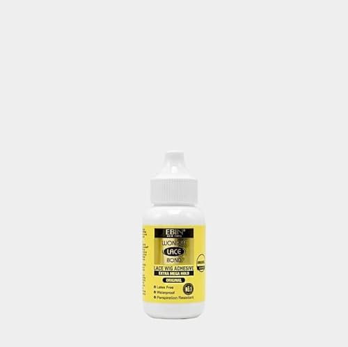 Ebin New York Wonder Bond Lace Wig Glue Extra Mega Hold 35ml (Yellow, 35ml)