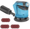 18V Electric Orbital Sander Compatible with Makita 18V BL1830 BL1850,Cordless Random Orbital Sander with 12Pcs Sanding Discs,125mm,3-Speed Settings,Perfect for Wood and Steel Surfaces (No Battery)