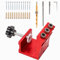 Holzbearbeitung Taschenloch Jig Werkzeug Set Taschenlochbohranleitung Set Für 15-43 Mm Dicke Board Hole Punchers Locators