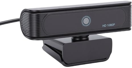 XUMIUZIY Webcam 1080P con Wins Hello, Web Camera con Riconoscimento Facciale per Wins 11/10, Webcam USB da 2 MP 30 Fps con Microfono, Obiettivo Grandangolare da 120°, Plug And Play