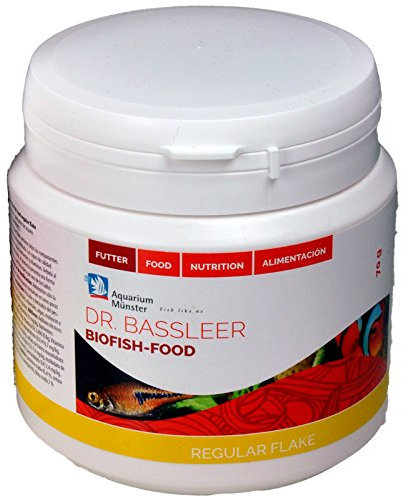 Aquarium Münster Dr. Bassleer Biofish Food Regular Flake 140g Dose - Flockenfutter für alle Zierfische und enthält alle natürlichen Bestandteile für eine ausgewogene Ernährung
