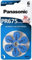 60x Panasonic Worldwide PR675 hearing aid battery (blister of 10) (PR44) 24600 368 436 1.4 V Zinc Air