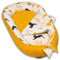 PALULLI Babynest, multifunktionales Kuschelnest mit Weiches zusätzlicher Matratze, Kokon, Nestchen, Babybett, Reisebett für Neugeborene, 100% Baumwolle Oeko-TEX, HERGESTELLT IN DER EU (Cats)