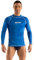 SEAC T-Sun Long Man, schützendes Rash Guard-Tauchshirt zum Schnorcheln und Schwimmen mit Sonnenschutz, blau, XL