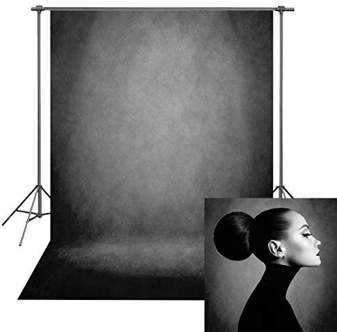 INRUI Fondo de fotografía de Retrato Gris Abstracto Retro Fondo de Accesorios de Estudio de fotografía Profesional (1,5x2,1 m)