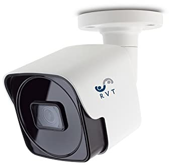 RVT Telecamera Bullet 8 mpx focale da 3,6 mm Compatta ed Elegante per Esterno ed Interno UTC 4 in 1