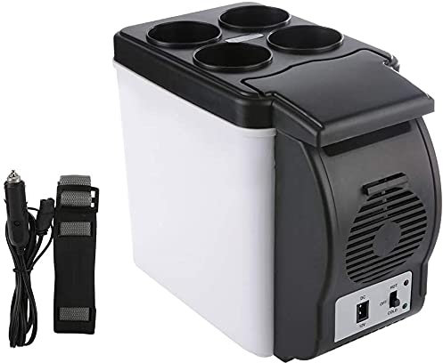6L Mini Car Frigorifero Auto da Campeggio Frigo Elettrico Box Cooler E Warmer Congelatore Portatile per Camping Car Boating Bar