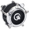 XMMT Filtro di aspirazione per filtro aria a turbina in alluminio cromato per Harley Touring Electra Road Street Glide 2008-2016, Softail 2016-2017, Dyna 2013-2015