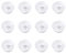 Instapot Lot de 12 joints de valve flottante de rechange pour pot instantané Duo 3, 5, 6, 8 litres, Duo Plus, Ultra, LUX 3, 8 Qt, Bouchons d'étanchéité en silicone