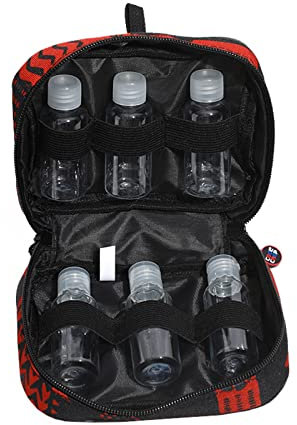 RoseFlower 6pcs mini Portatile Bottiglia di Condimento, 30ml Porta Sale Olio da Viaggioper Esterni Vaso di Spezie Condimento e Bottiglia di aceto Contenitore per Trasporto Viaggio campeggio