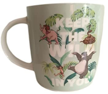 Disney Dschungelbuch-Tasse mit Mowgli, Baloo, Kaa und Hathi der Elefant, 300 ml