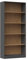 CDF Bücherregal R80 | Farbe: Anthrazit - Eiche Artisan | Breite: 80 Zentimeter | Für Wohnzimmer, Büro und Arbeitszimmer | Regal für Bücher und Spielzeug | Ideal für Kinderzimmer, Teenager