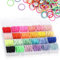 Funtopia 336 Stück Haargummis Mädchen, 24 Farben 2mm Haargummis Klein, Baby Haargummi, Bunt Elastisch Haargummis Nichtmetall mit Fächern Organizer Box für Mädchen Kinder