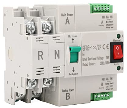 Sélecteur électrique, Inverseur de Source Automatique Double Puissance 2 Modes de Fonctionnement 2P pour Usine (100A)