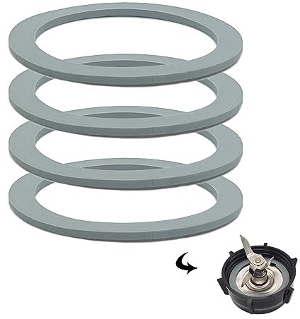 Blender Gasket Replacement Parts, Rubber Ring Seal Rings Blender Accessories for Oster and Osterizer Blender (4 Pcs)