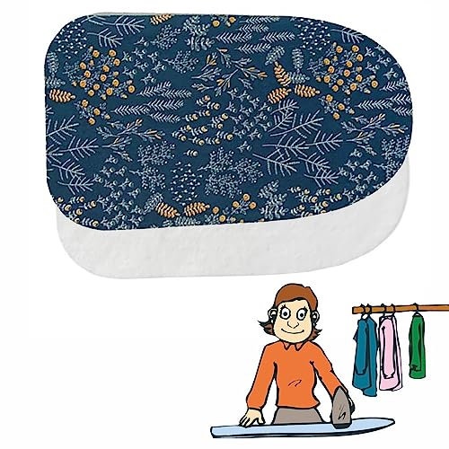 HCZION Bügeltischbezug Grau Für Tischbügelbrett Universal Bügelbrettbezug Baumwolle Bügeltischbezüge 60x37cm Ersatzbügeltischbezug Für Dampfdurchlässig (Color : D)