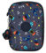 Kipling 100 Pens Grand étui à Crayons, Pochettes, étuis, Gaming Grey