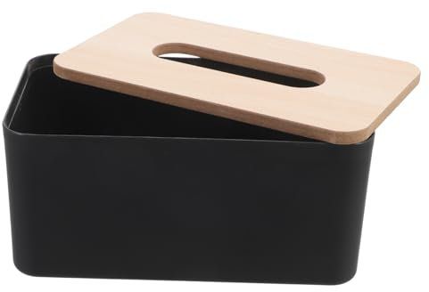 RORPOIR Taschentuchbox-Abdeckung Rechteckiger Taschentuchhalter Haushalts-Taschentuch-aufbewahrungsboxen Servietten-aufbewahrungshüllen Passend für Standard