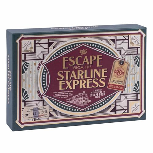 Professor PUZZLE Escape Room Spiel Escape from the Starline Express Rätselabenteuer
