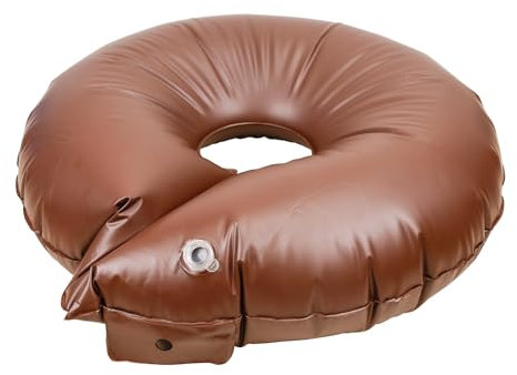 Plant Watering Bags, Automatic Drip Irrigation Watering Ring Plant Drip Irrigation Bag Plant Watering Devices Automatic Tree Watering Bags Water Donut for Tree Garden Trunk Shrubs (Brown)