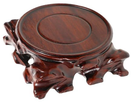 CIYODO Versatile Small Wood Stand Wooden Display Base for Home Decor Desk Accessories Kettle Stand Wooden Riser