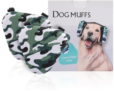 Gehörschutz für Hunde | Beruhigender und leiser Gehörschutz | Verstellbares Band für Staubsauger, Flugzeug