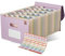 EcoStash Dokumentenmappe A4 26 Fächer, Weizenstroh Fächermappe Sortiermappe Bunte Datei Ordner Organizer, Akkordeon Aktenmappe Ordnungsmappe, BPA-frei, Zurück zur Natur, Gesundes Leben-Lavendelviolett