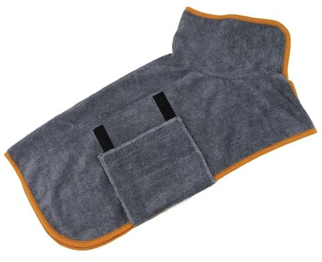 GRIRIW Hundebademantel Wasserabsorbierend für Hunde Duschmantel Polyester Schnell Trocknend für Haustiere nach Baden Bequem und Langlebig