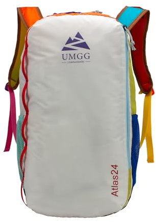 UtiaMiaoGonGo Ultraleicht Rucksack Damen Herren - Bunt Faltbar Reiserucksack Wanderrucksack Daypack Tagesrucksack Trekkingrucksack, Tasche für Uni, Business, 24 Liter, Weiß