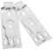 NUOBESTY 2pcs Universal Indoor Ac Bracket Flush Mount Bracket for Wall-Mounted Air Conditioner Easy Install Space-Saving